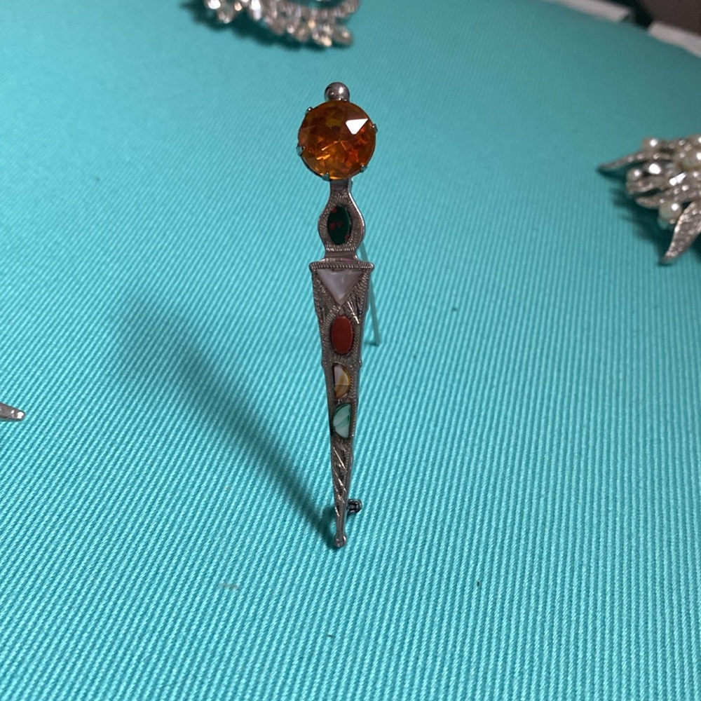 Vintage Ward Bros Sterling Scottish Kilt Pin